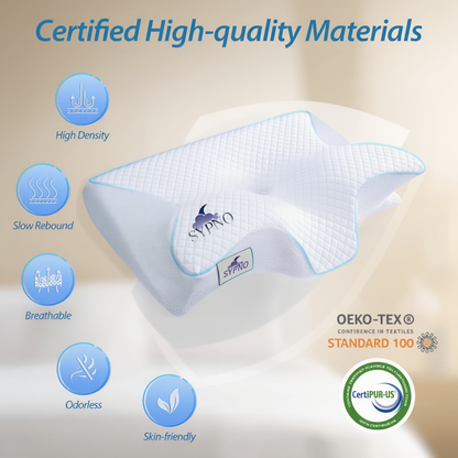 Oreiller de Sommeil Ergonomique en Mousse à Mémoire™